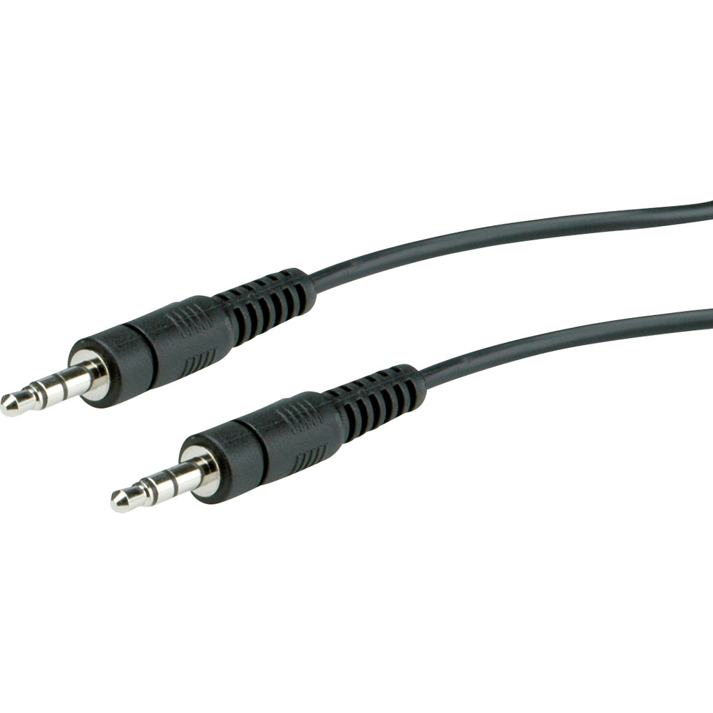 Itb Schwarz Roline 11.09.4501 Klinke Audio Anschlusskabel [1X Klinkenstecker 3.5 Mm - 1X Klinkenstecker 3.5 Mm] - Bild 4