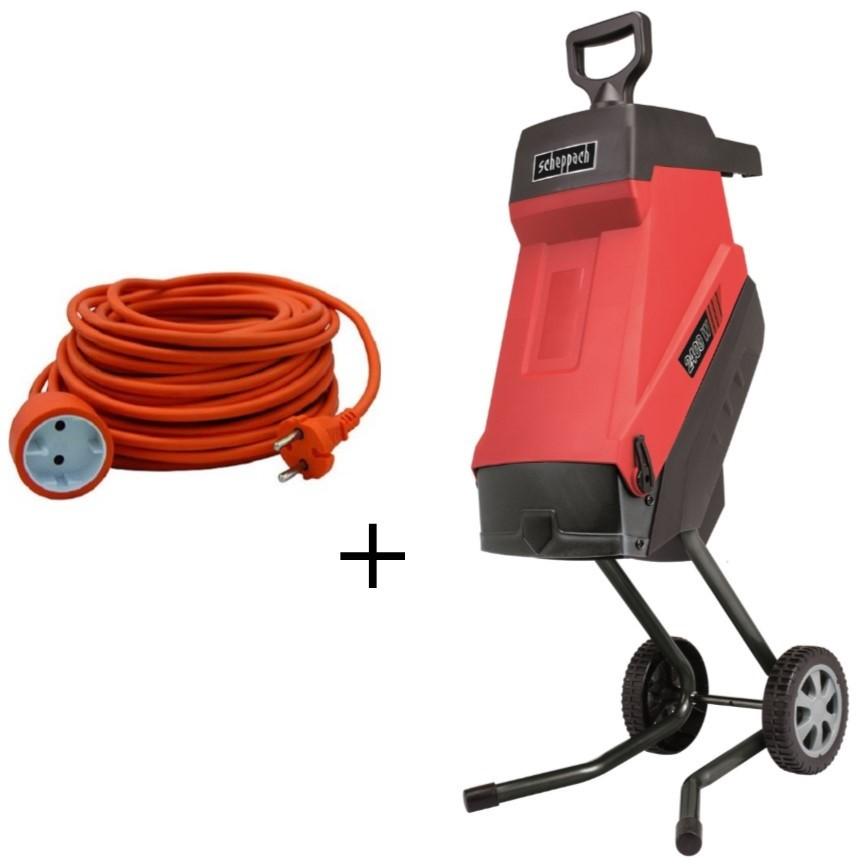 Scheppach - Biotrituratore Elettrico A Lame Da Giardino 2400w Gs55 + P Scheppach