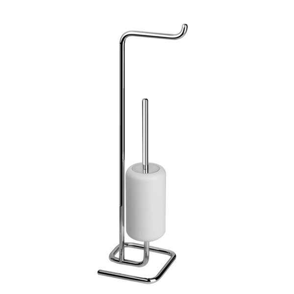 Gessi Weiss Goccia Standkombination Papierrollenhalter Und Toilettenbürstengarnitur Aus Gres Weiß, 38067126 - Image 2