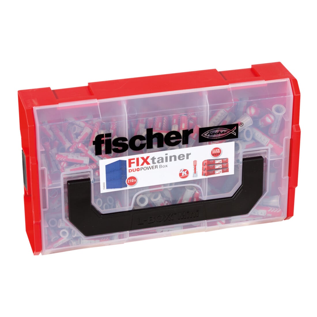 Fischer Rot/Grau Dübel, Trockenbau-Dübel-Set (210 Stk.) - Image 2