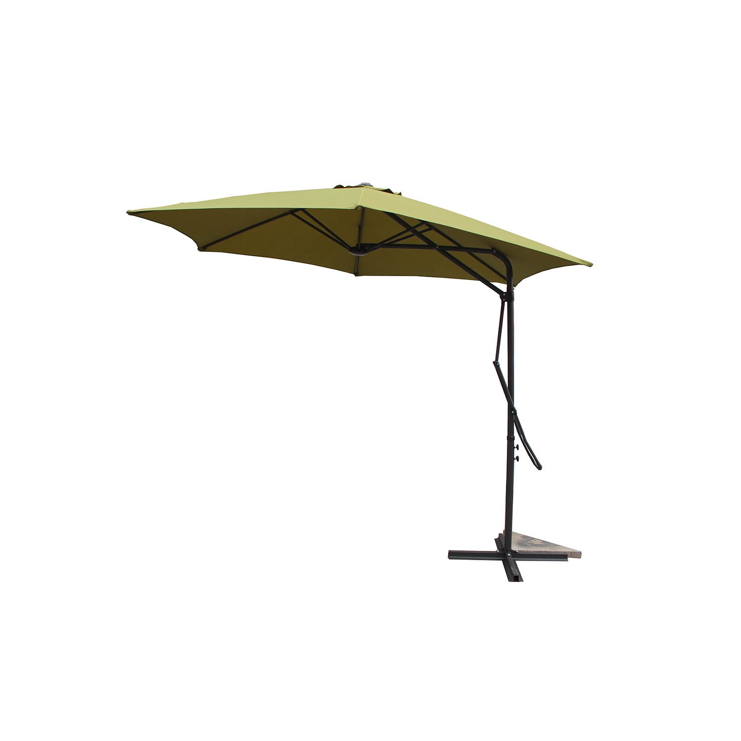 Concept-usine – Parasol Droit Rond 294 Cm – Toile Polyester 180g/m²