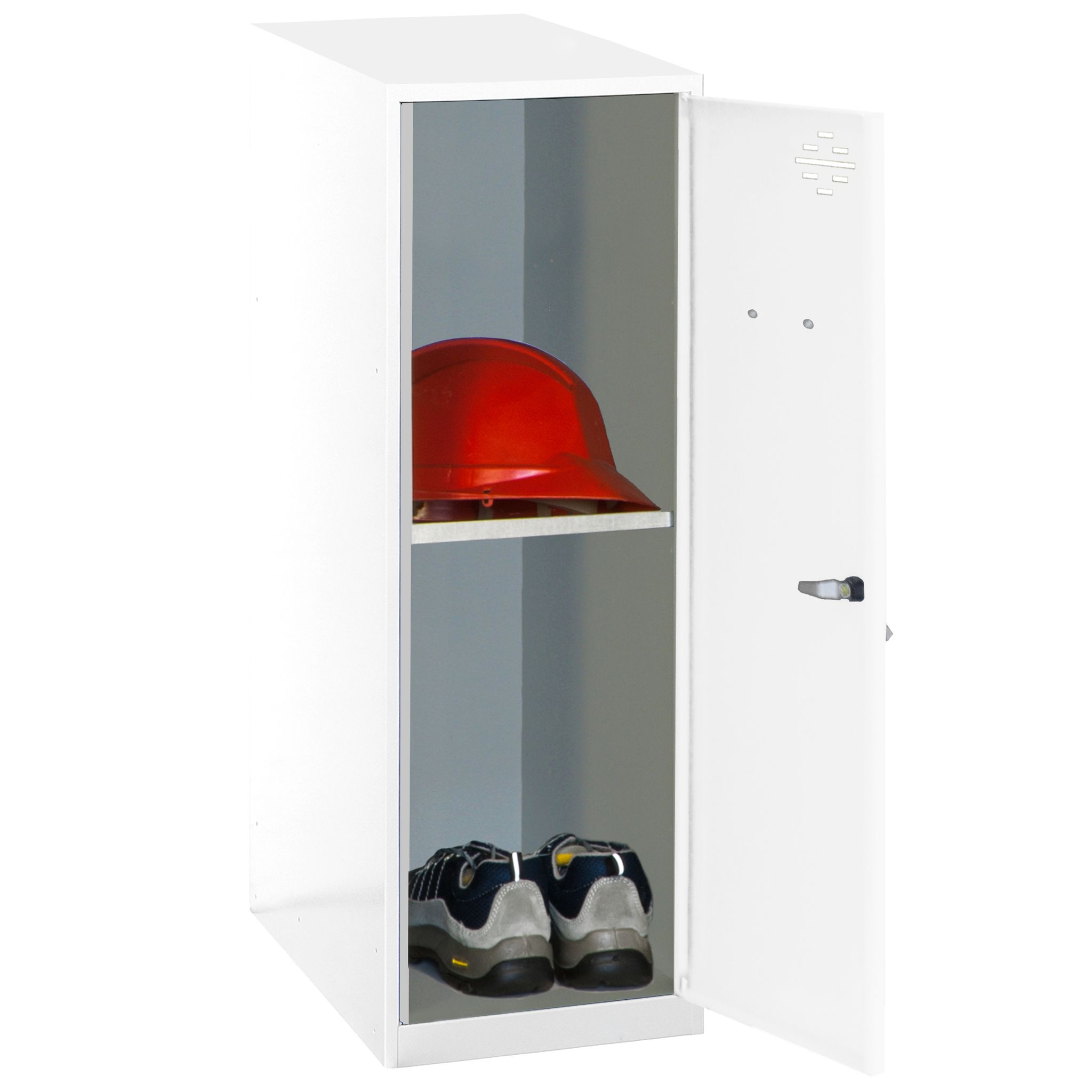 Simonrack Weiß Metallisches Schliessfach Simonlocker Dism. Mini + Ban. 915X400x500 Mm Weiss/Weiss