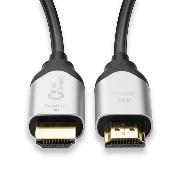 Microconnect Schwarz Premium Hdmi 2.0 Glasfaserkabel 20 M