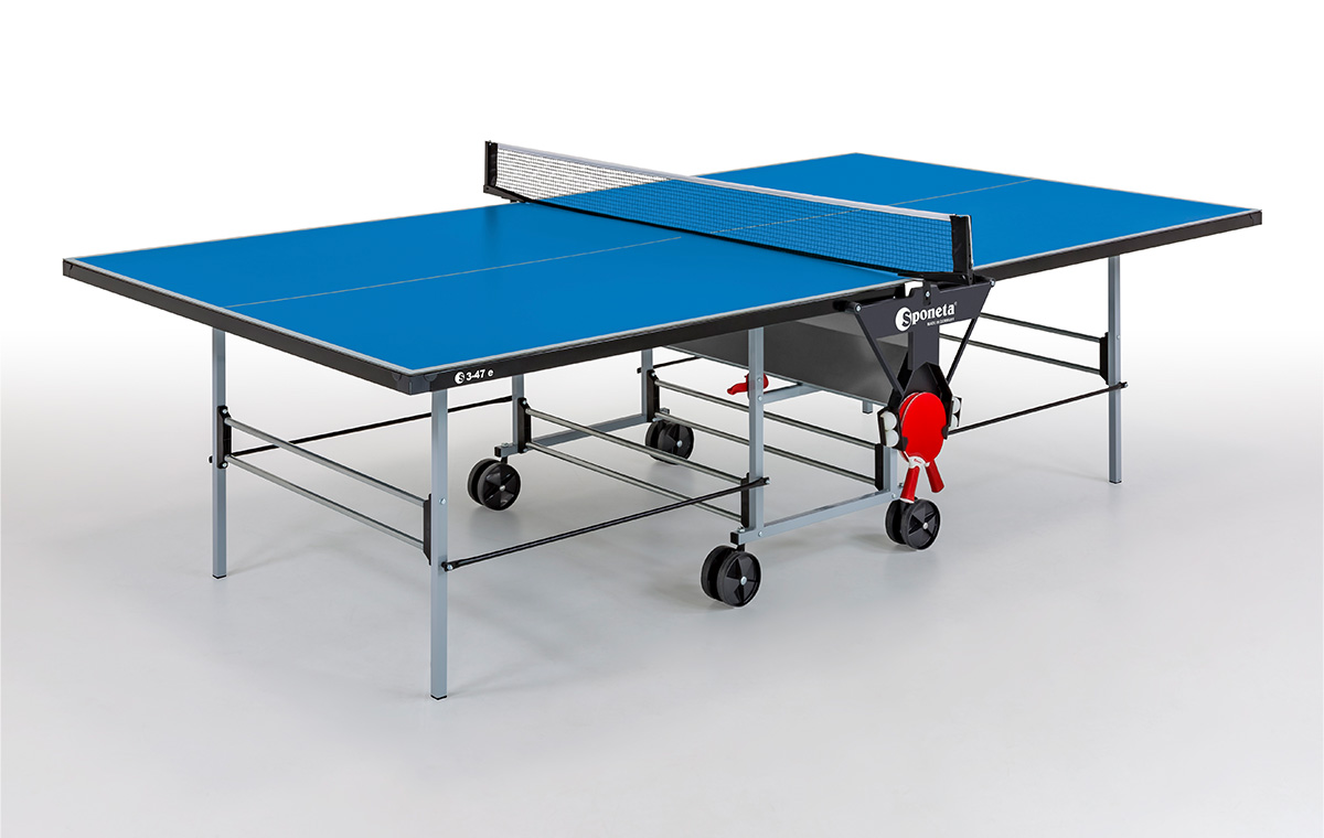 outdoor Tischtennisplatte Sponeta S 3-47e Blau draußen wetterfest incl. Netz - Image 2