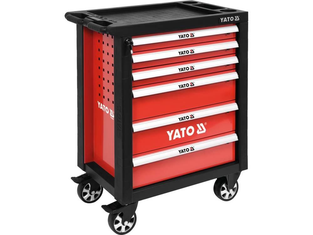 Yato Schwarz Yt-55299 Werkstattwagen Rot Und Robuste