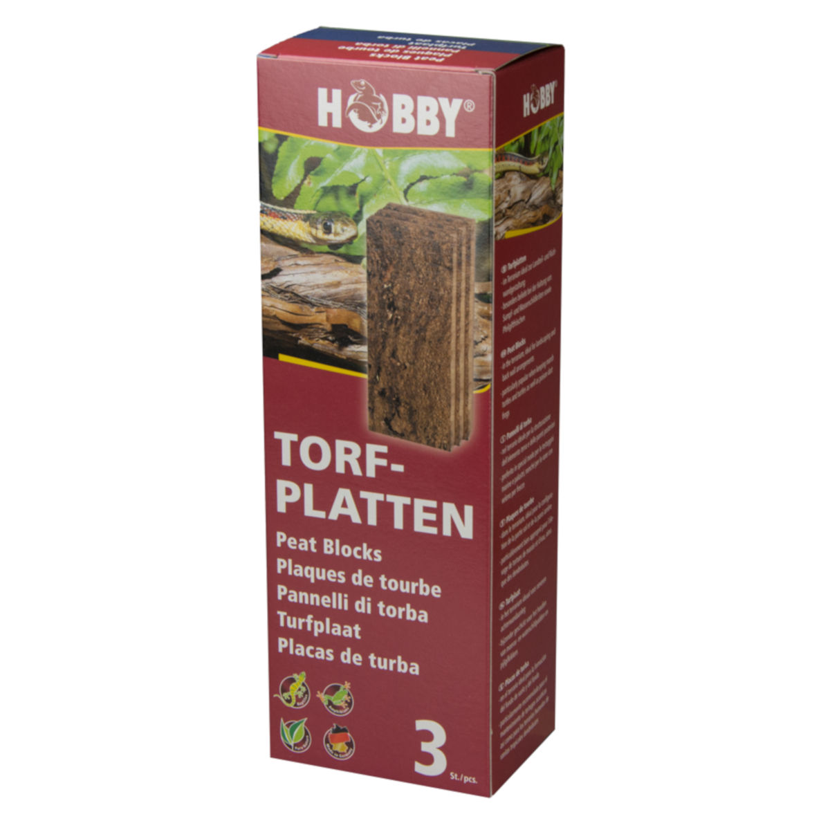 Hobby Torfplatten 3 Stück für Terrarien und Aquarien - Image 2