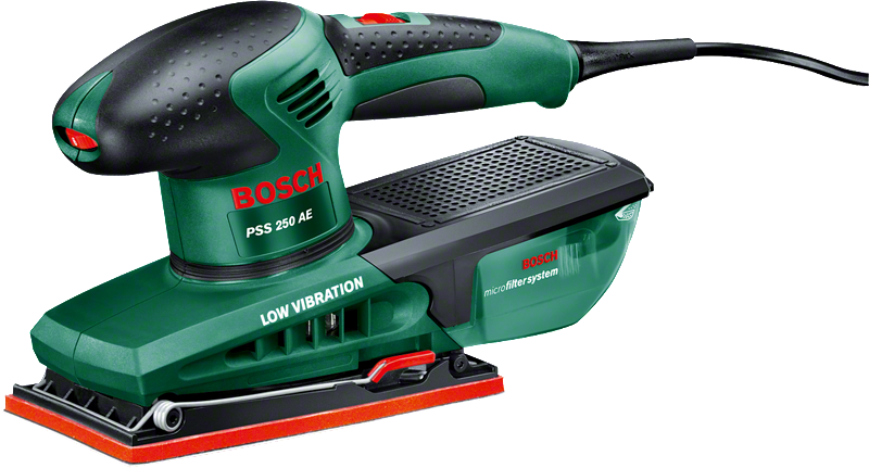 Bosch Schleifmaschine Pss 250 Ae (250 Watt, 3 Schleifblätter, Schleiffläche 167 Cm²)