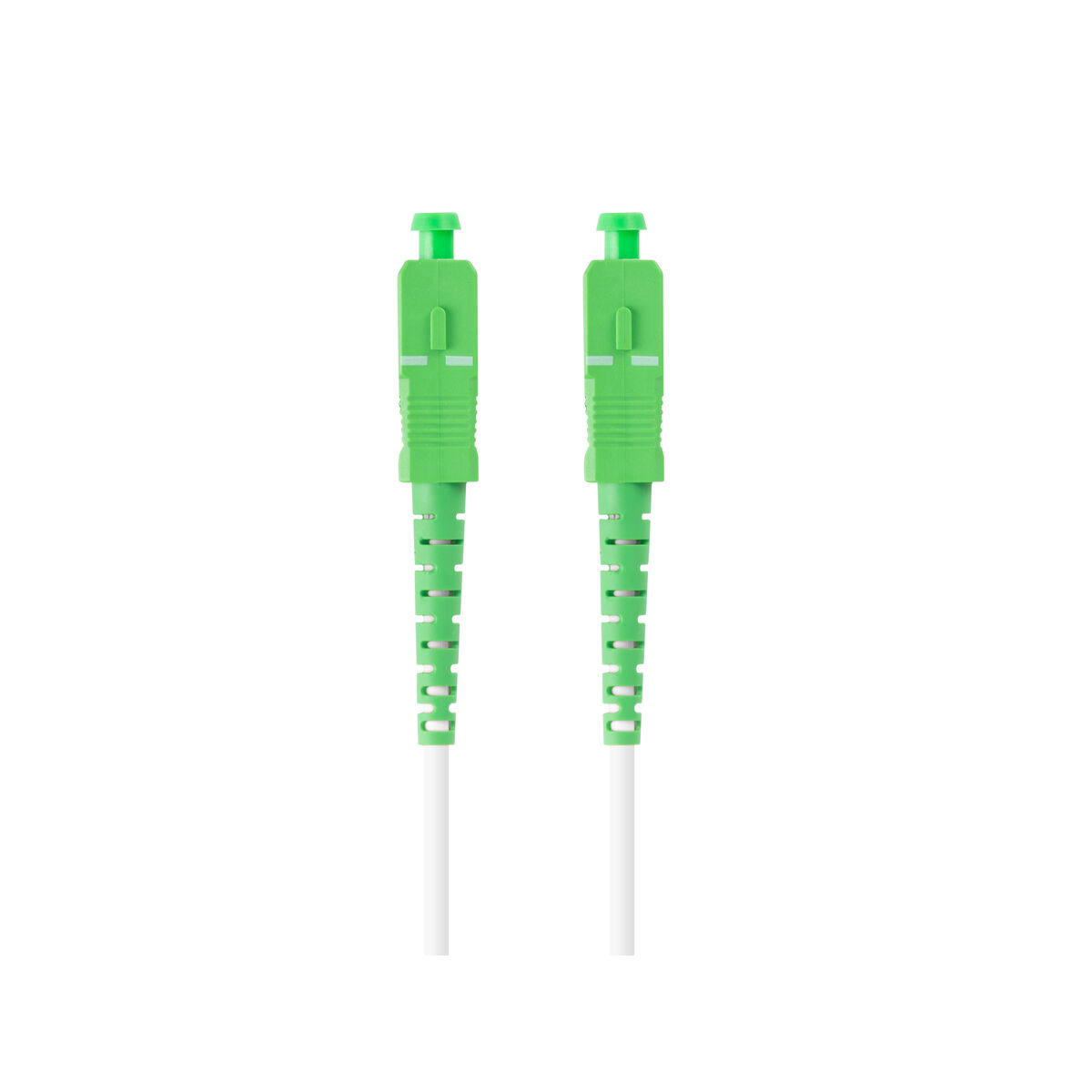 Lanberg Weiß Sm Sc/Apc-Sc/Apc Simplex 3,0 Mm G657b3 15 M Es Glasfaser-Patchkabel
