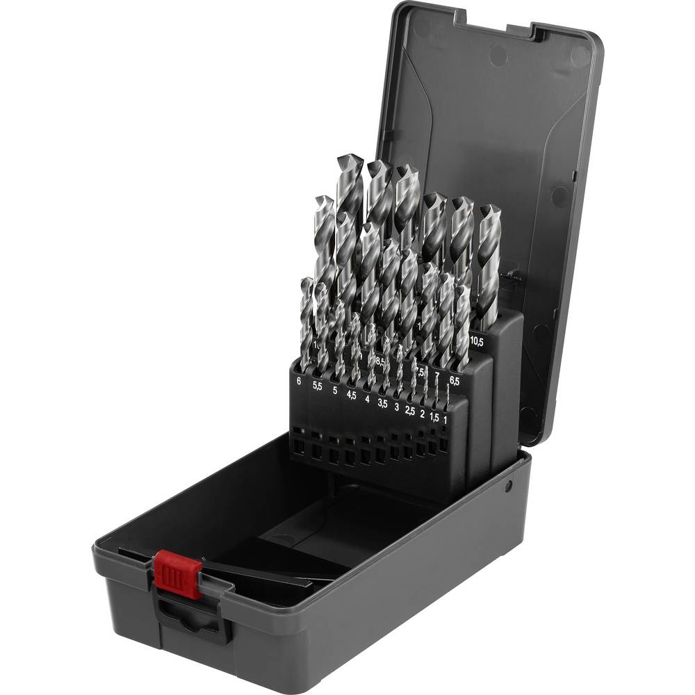 Toolcraft To-10926867 Hss-g Jeu De Forets Pour Le Métal 25 Pièces Longueur Totale 195 Mm Trempé Din 338 Tige Cylindriqu — photo de l’offre ManoMano