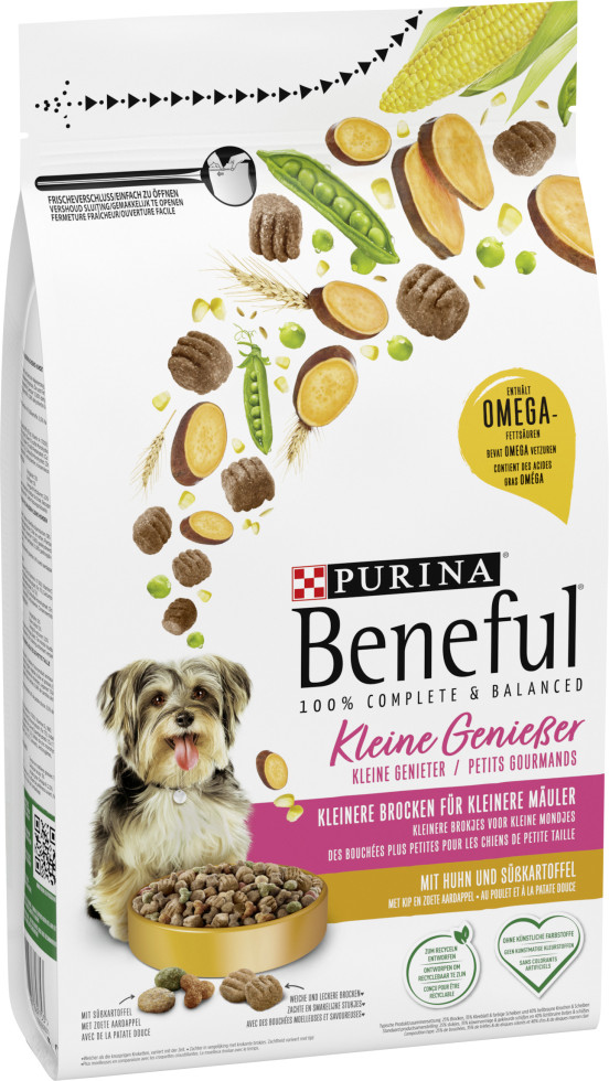 Purina Beneful Hundetrockenfutter Adult Mini 2, 8 Kg Rind & Gemüse