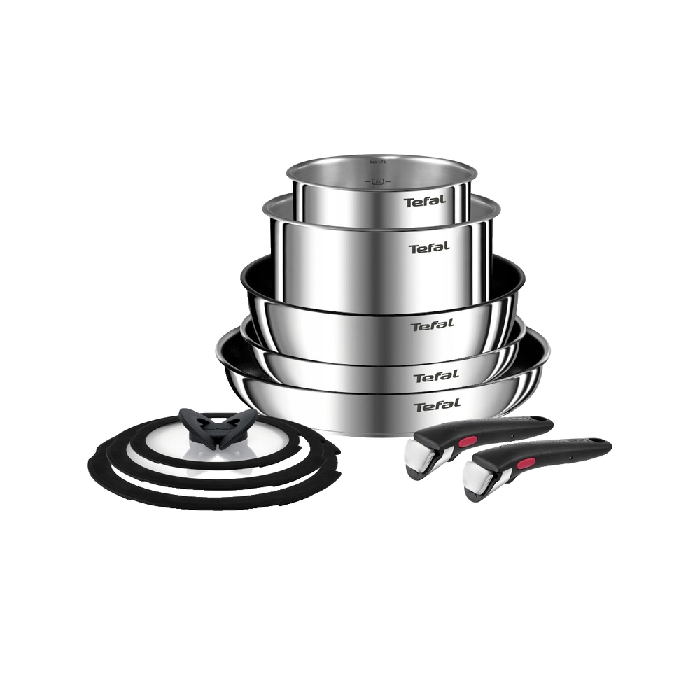 TEFAL INGENIO EMOTION TOPFSET 10-TEILIG TÖPFE PFANNEN DECKELN GRIFFE + GESCHENK - Bild 6