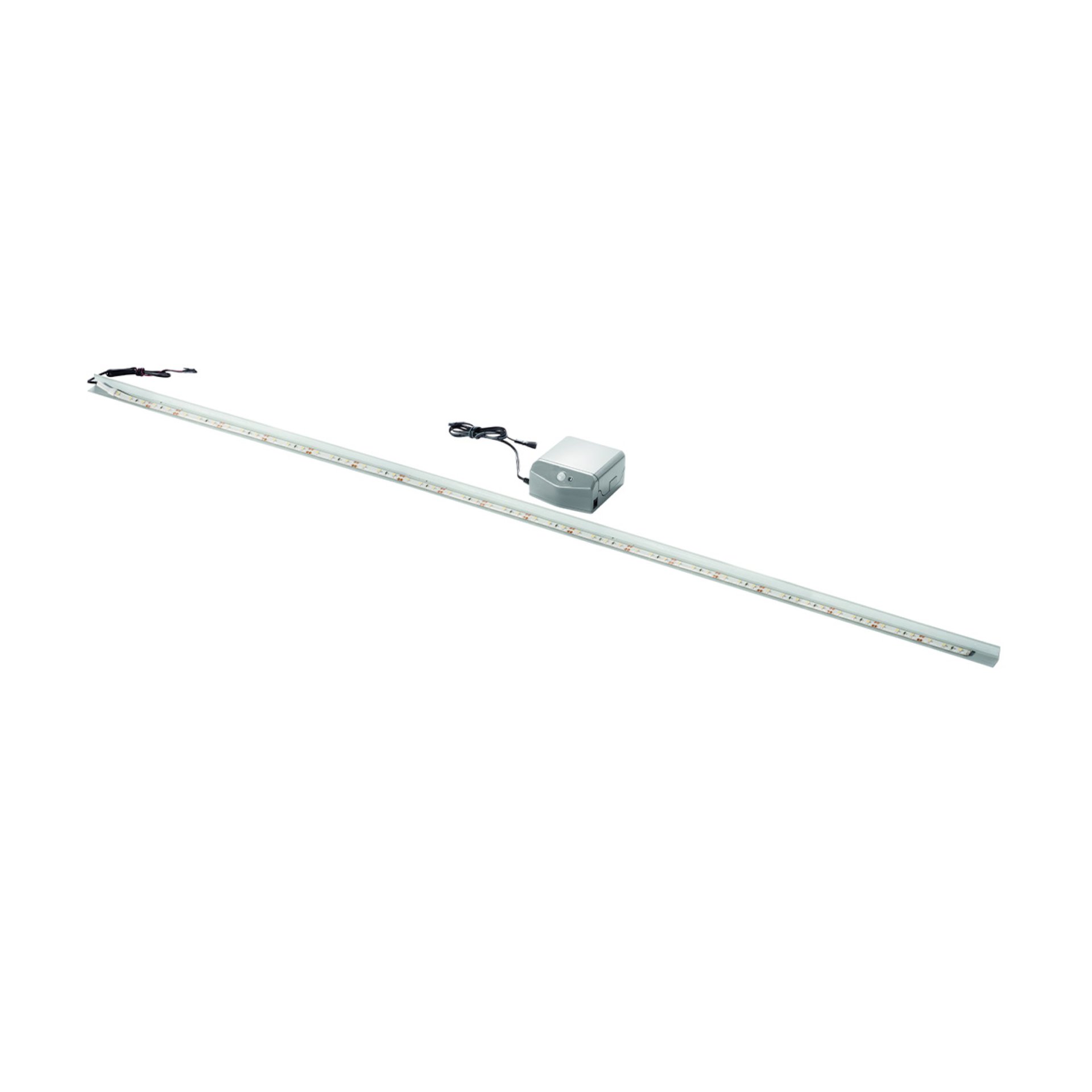 Fackelmann - Waschbeckenbeleuchtung Mit Bewegungsmelder – Led-beleuchtung Einsetzbar - 100 Cm Waschbecken Aus Glas – Batteriebetrieben, Daher Kein Stromanschluss Vonnöten (optional Möglich)'-'86303