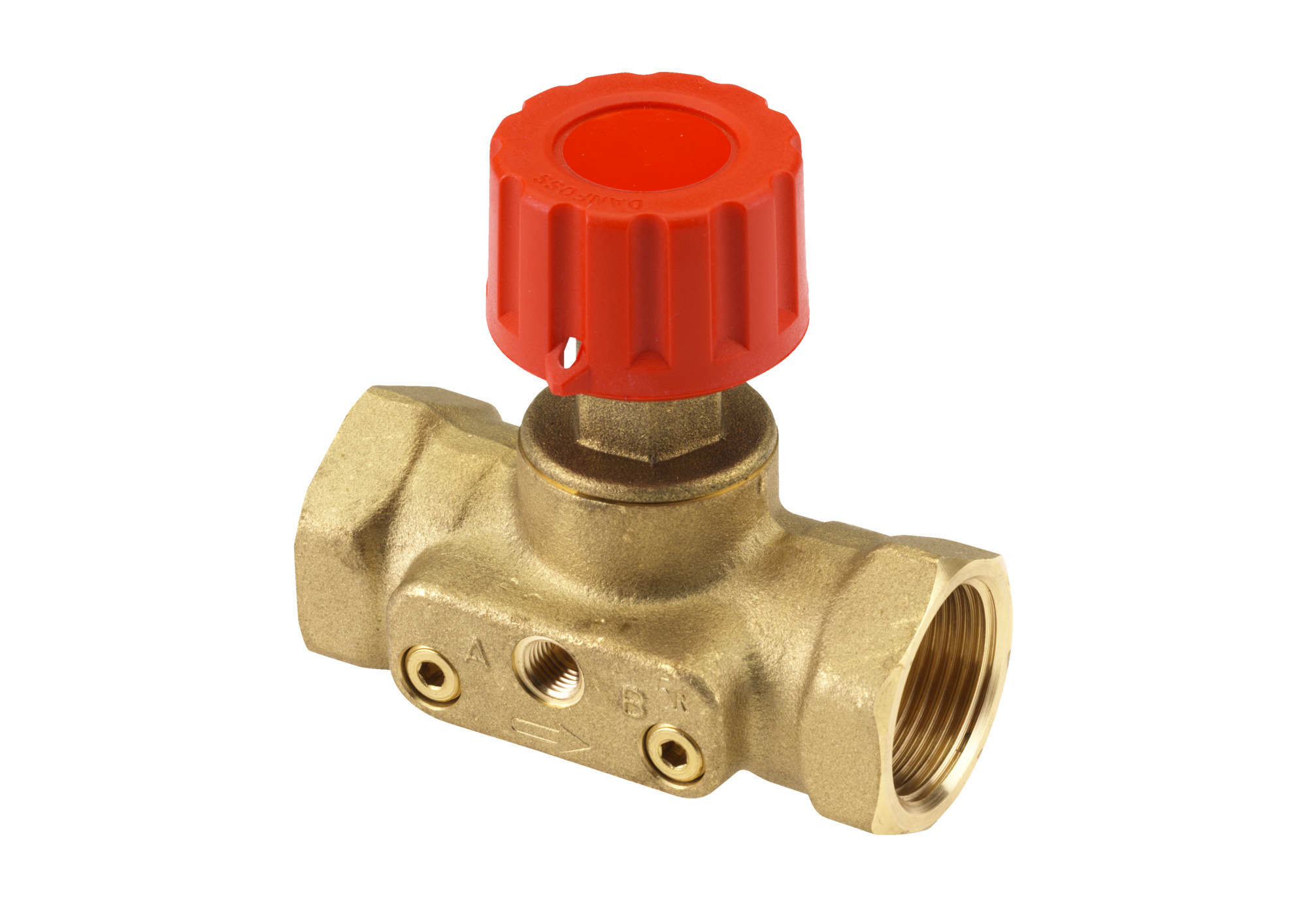 Danfoss Rot Strangabsperr- Und Messventil Asv-M Asv-M 40, Rp 1 1/2"