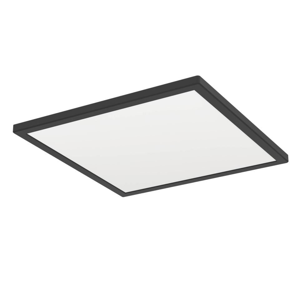 Eglo Led Deckenleuchte Rovito Schwarz 39 X 39 Cm Warmweiß-kaltweiß