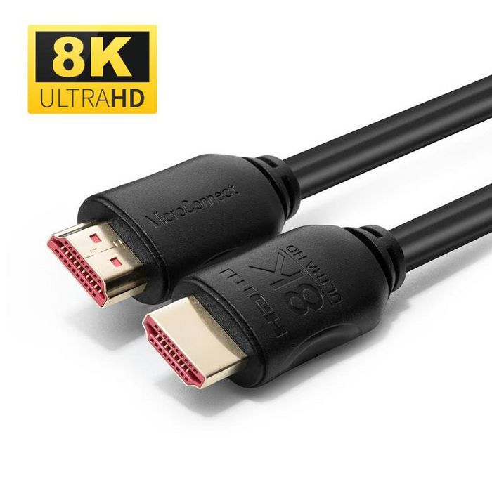 Microconnect Schwarz Hdmi 2.1 8K 120Hz 48Gb/S 4M
