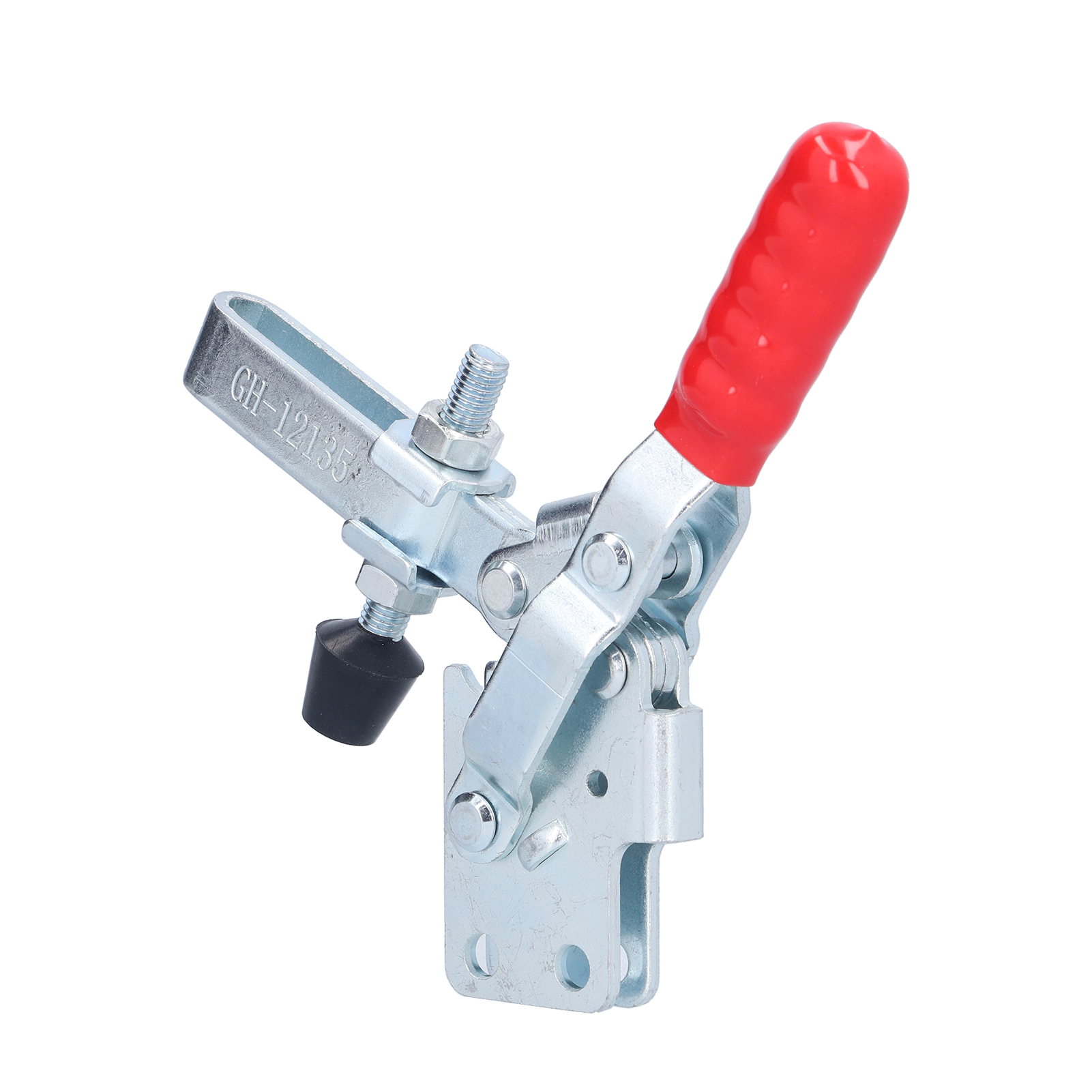 Pince à genouillère verticale à serrage rapide, fer, 180 kg, pour soudage et usinage, 1 pièce