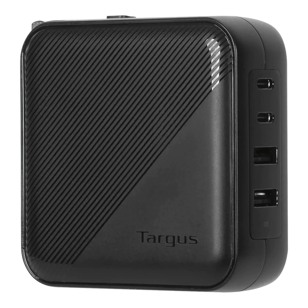 Targus APA109GL Ladegerät 100 W GaN 2x USB-C 2x USB-A, schwarz - Bild 4
