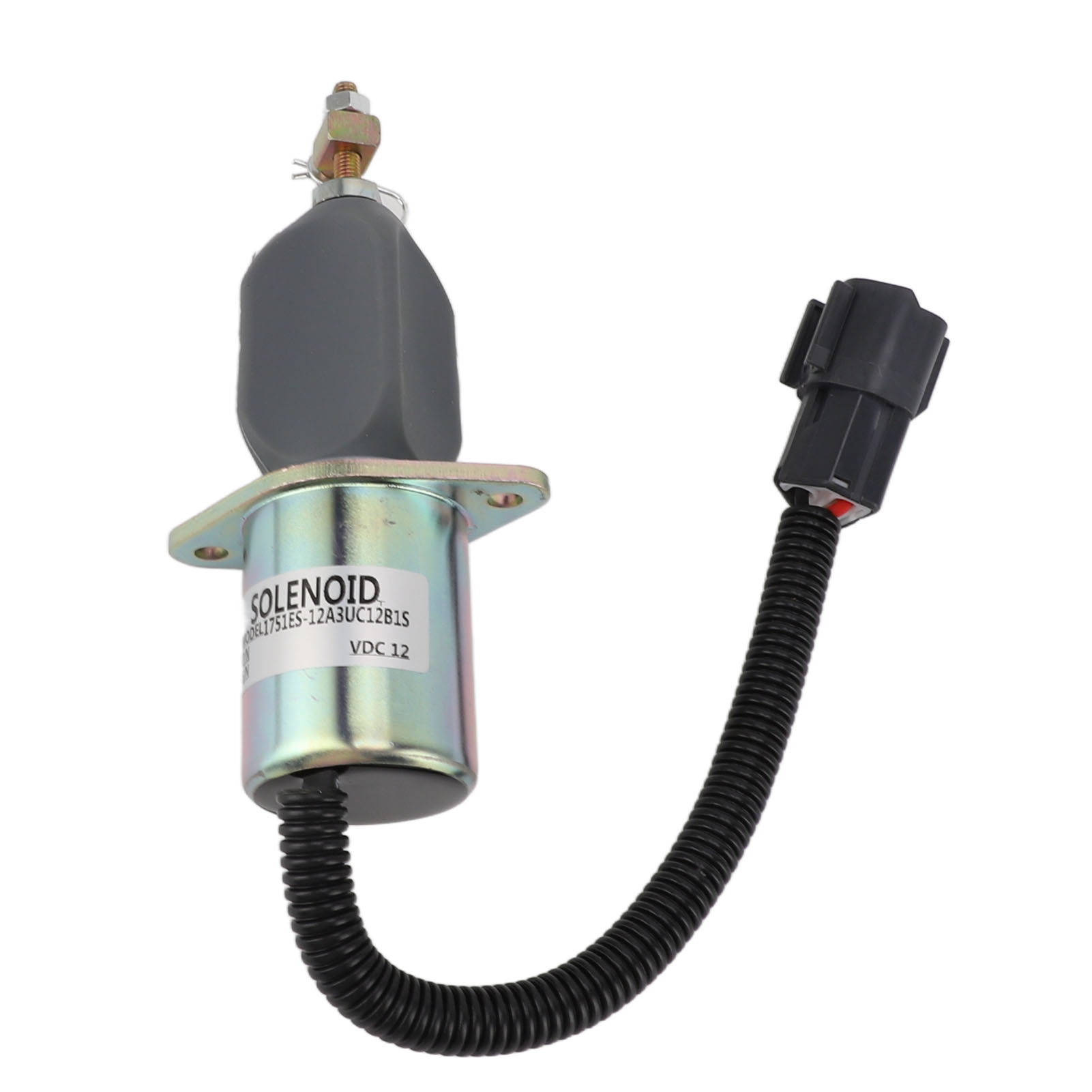 Électrovanne de coupure carburant 12 V, entraxe de fixation 65 mm, fer, 786 g