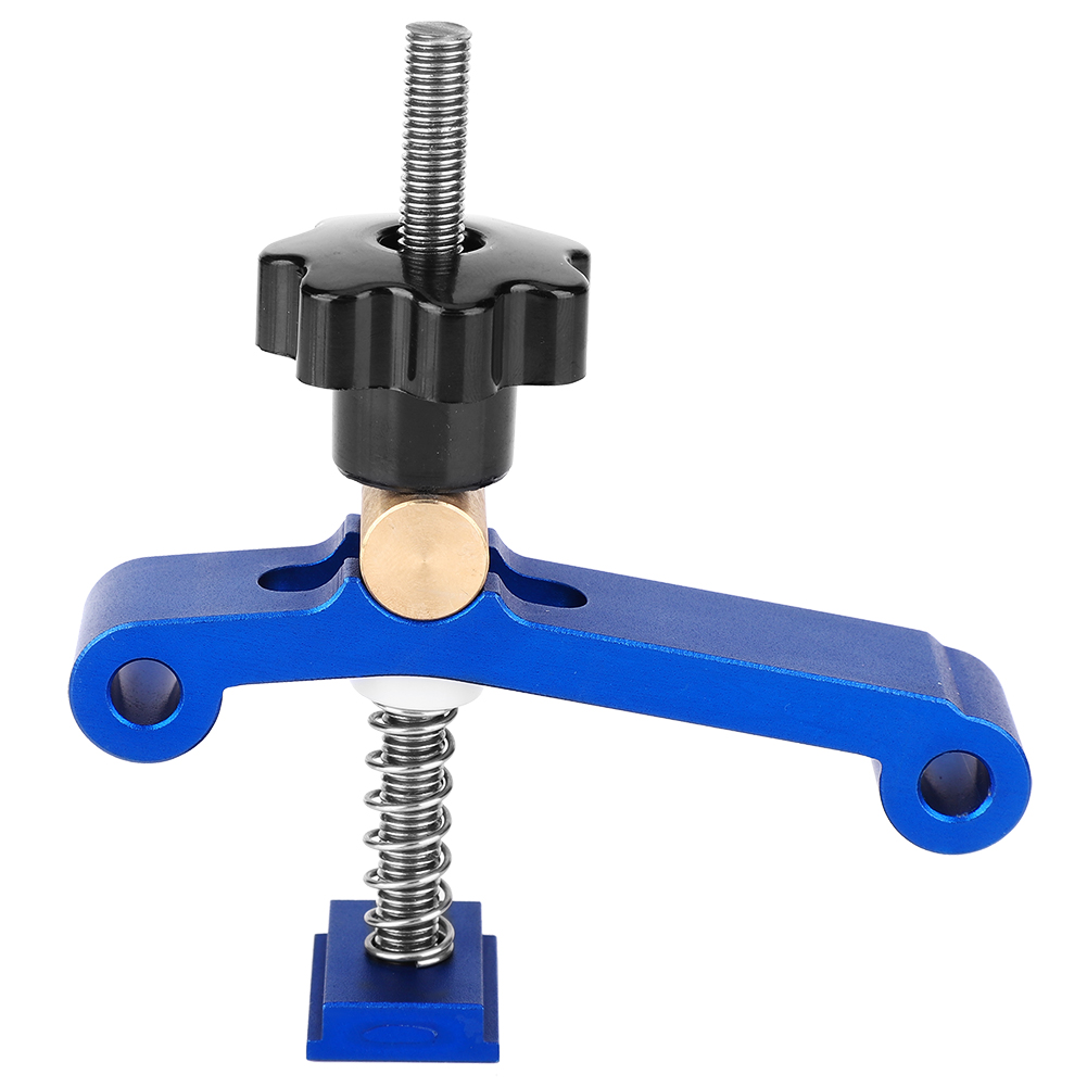 Presseur polyvalent pour panneaux et établi, fixation par rail en T, 100 mm