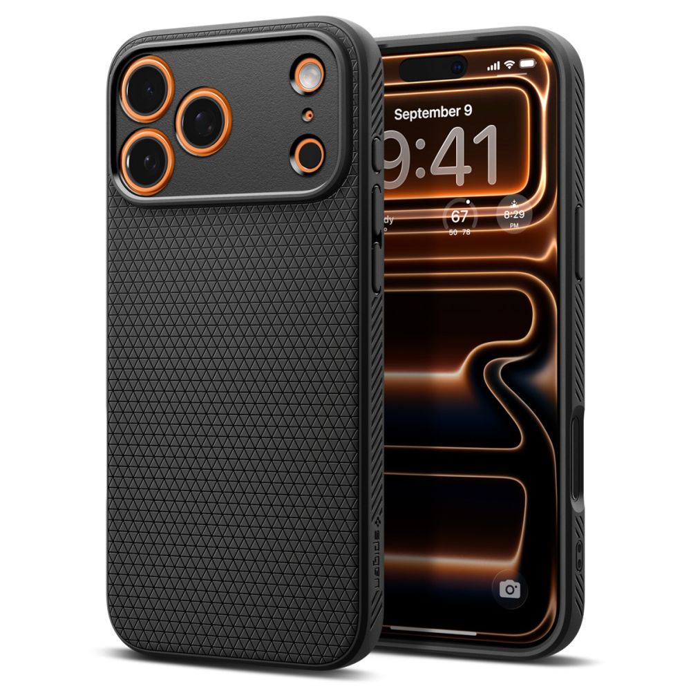 Spigen Liquid Air™ Backcover für das Apple iPhone 17 Pro Max - Matte Black - Bild 3