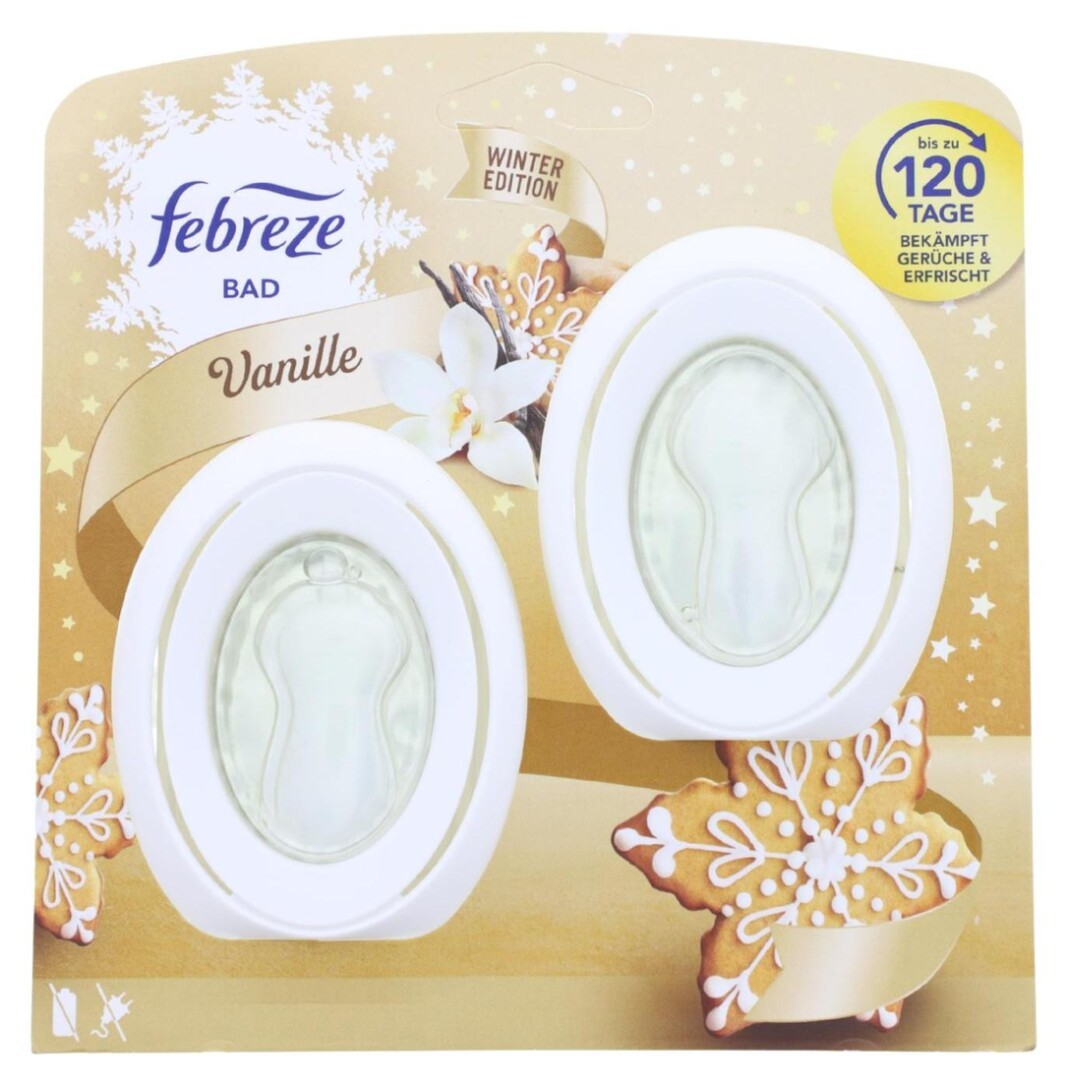 Febreze Bad Lufterfrischer Vanille Duo Lufterfrischer