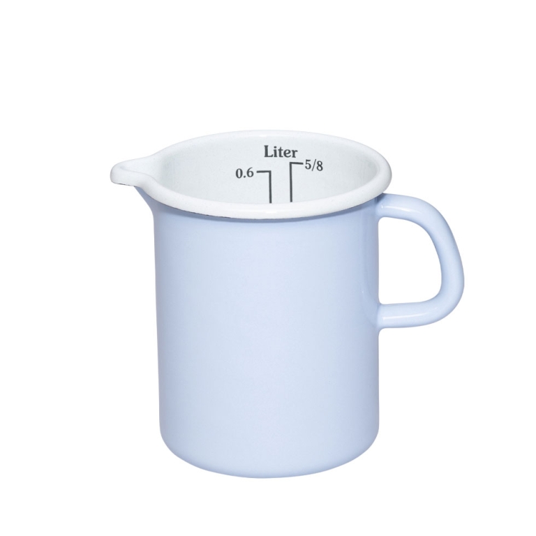 Riess-Kelomat Riess Küchenmaß ⌀9Cm 0,5L Nature Blue Light Emaille