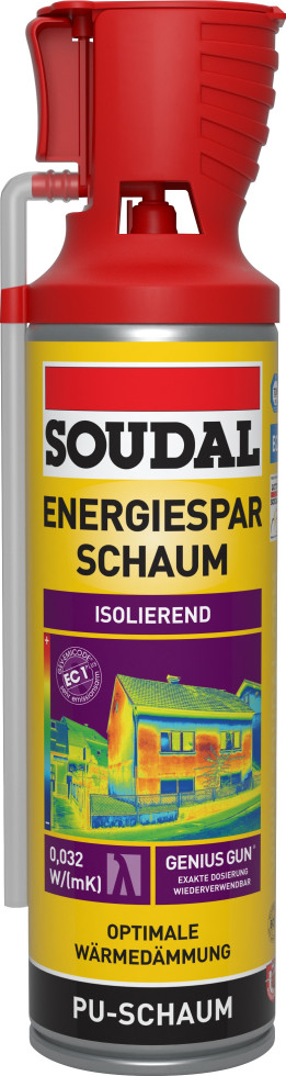1k Energiesparschaum Genius Gun 500 Ml - Soudal