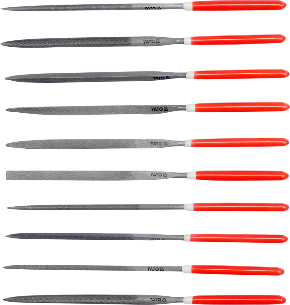YATO YT-6165 Nadelfeilen-Set 5 x 180 x 85 mm, 10 Stück - Bild 7