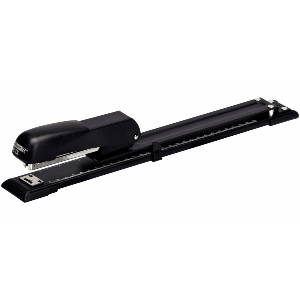Rapid Schwarz Heftgerät, Economy Langarmheftgerät E15 (20 Blätter) - Image 6