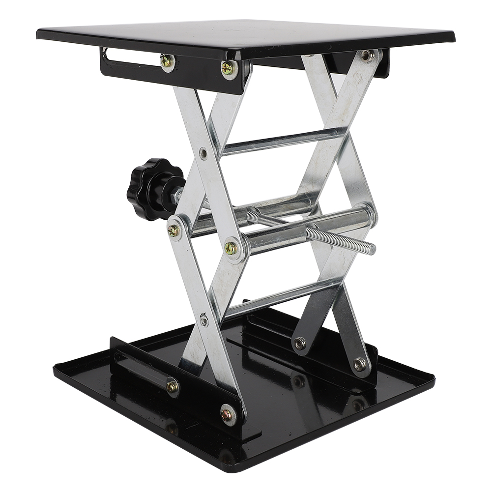 Plateforme de levage à ciseaux en acier inoxydable, 200 x 200 mm, hauteur 25 cm, modèle J03004