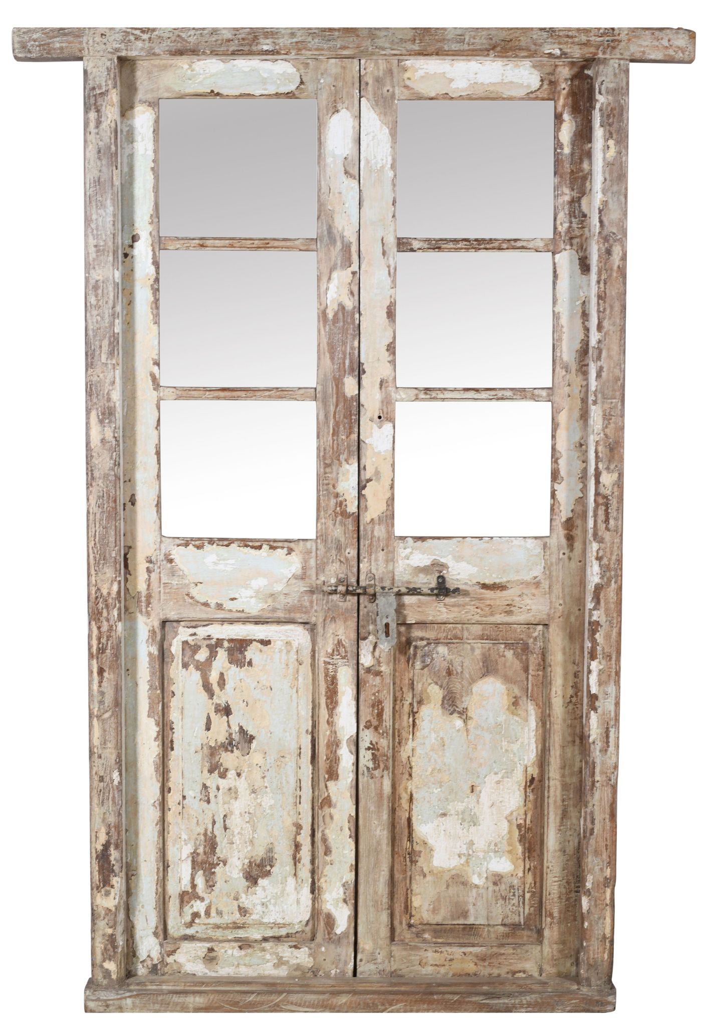 Porta Portone In Legno Massello E Ferro Da Interno O Da Esterno Vec...