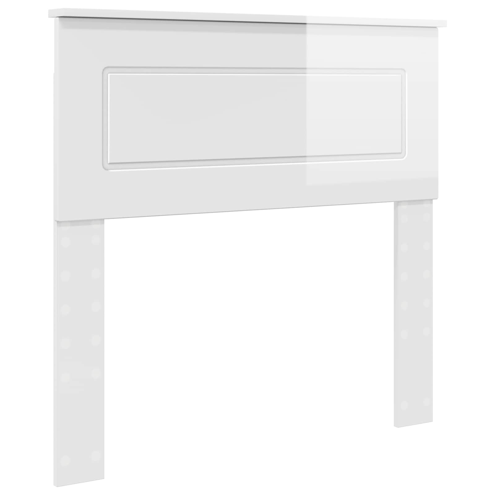 Tête De Lit Blanc Brillant Bois D'Ingénierie Vidaxl