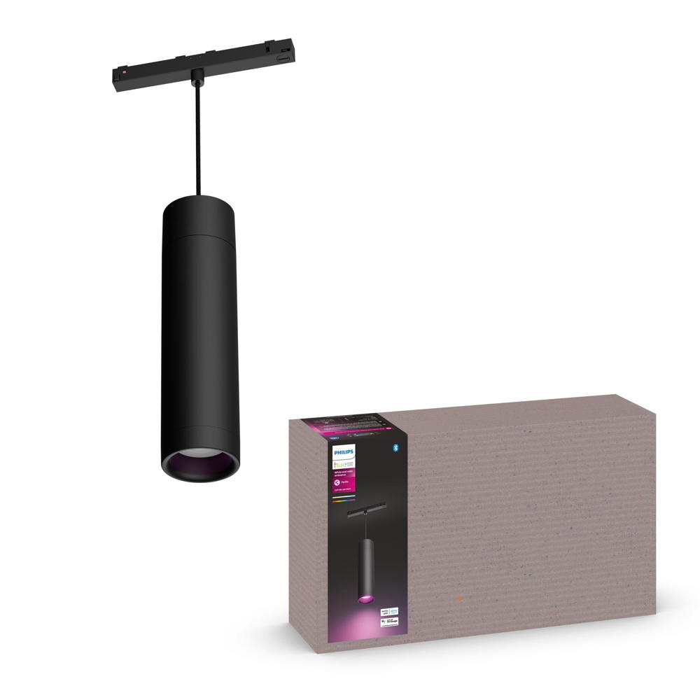 Philips Hue Schwarz Pendelleuchte, Perifo (490 Lm) - Bild 7