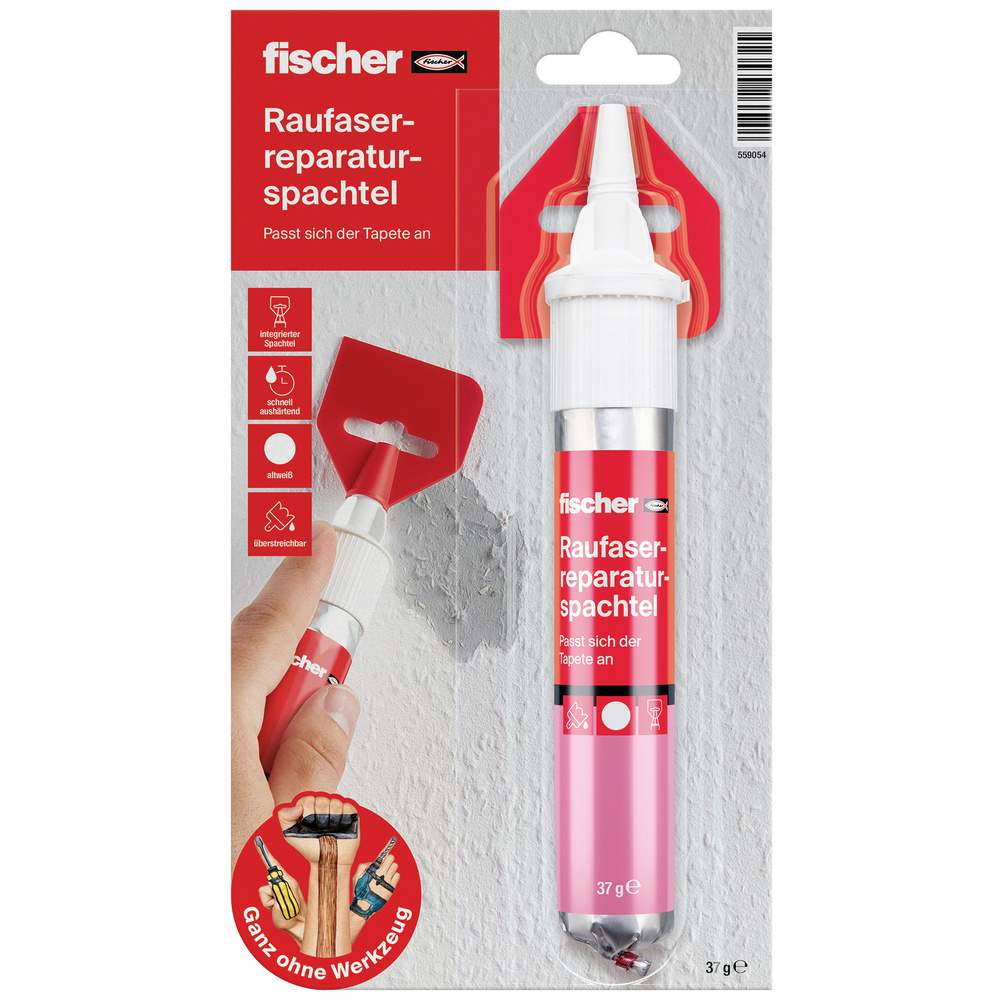 Raufaser Reparaturspachtel - 559054 - Fischer