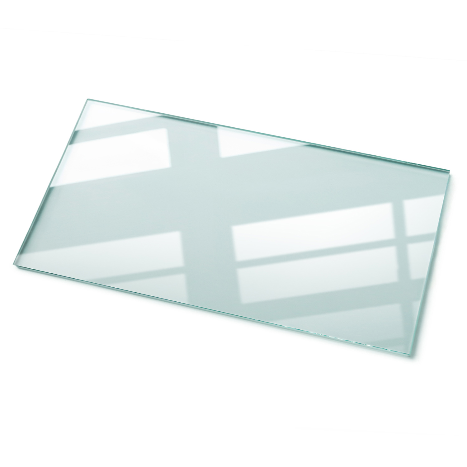 Dessus - Plateau De Table - Dessus Rectangulaire En Verre Trempé