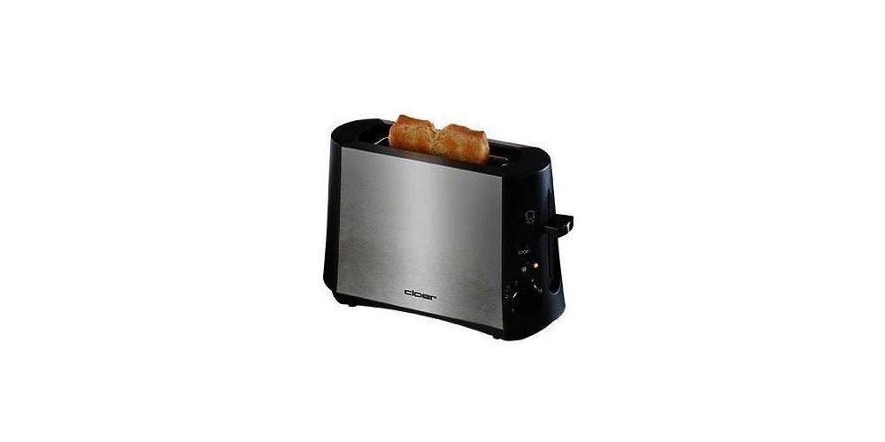 Toaster 3890 1scheibe 600watt Edelstahl/schwarz