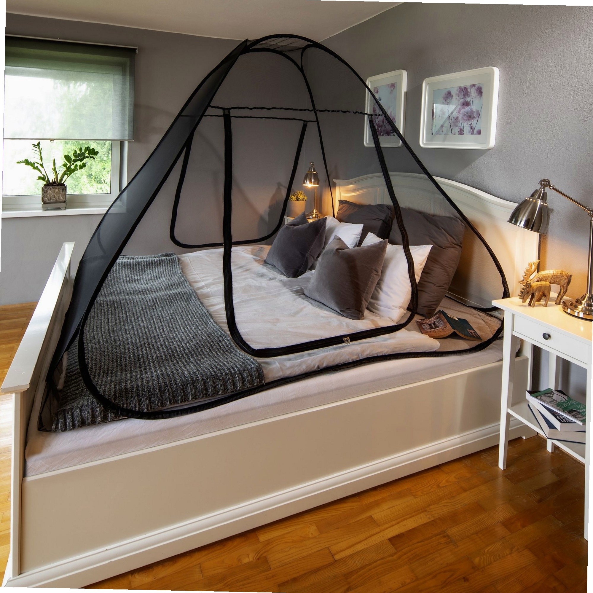 Moustiquaire Dome De Lit Pop Up 160x200cm
