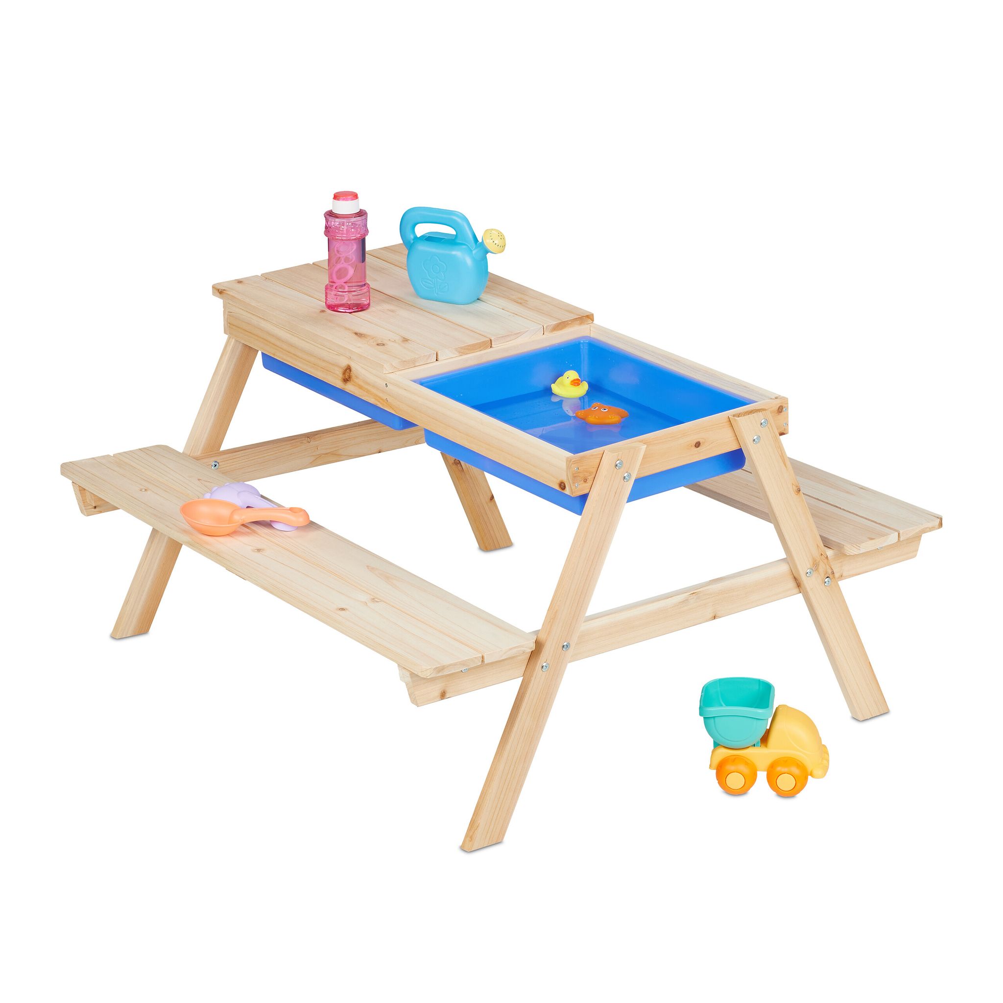 Relaxdays – Table De Pique-nique Pour Enfant En Bois De Pin Naturel – 2
