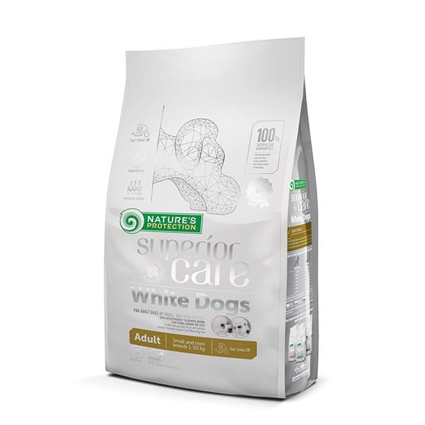 Nature's Protection Superior Care White Dogs Adult Small & Mini Trockenfutter - Lamm 1,5 kg - Image 3