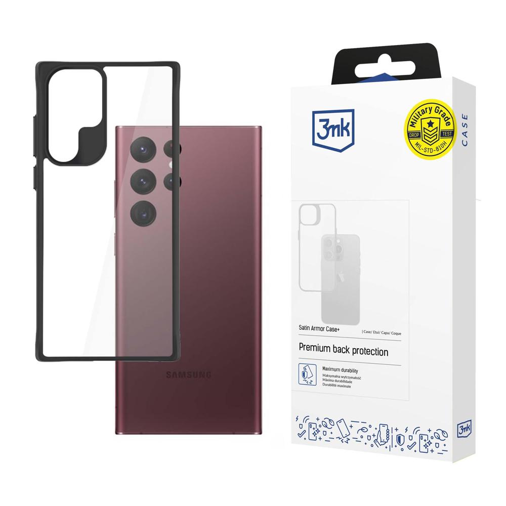 Oem Weiß Samsung Galaxy S22 Ultra 5G - 3Mk Satin Armor Case+