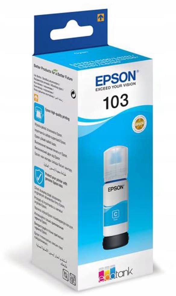 Epson 103 Tintenauffüllset - Cyan - Tinte - Packung Mit 1 - 65 Ml 8715946655857 - Image 4
