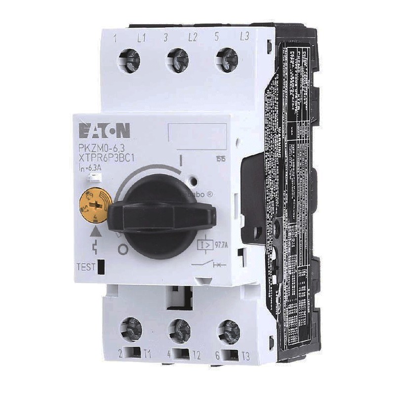 Eaton PKZM0-63 Overload relay rotary switch 690V AC 6.3A 3P