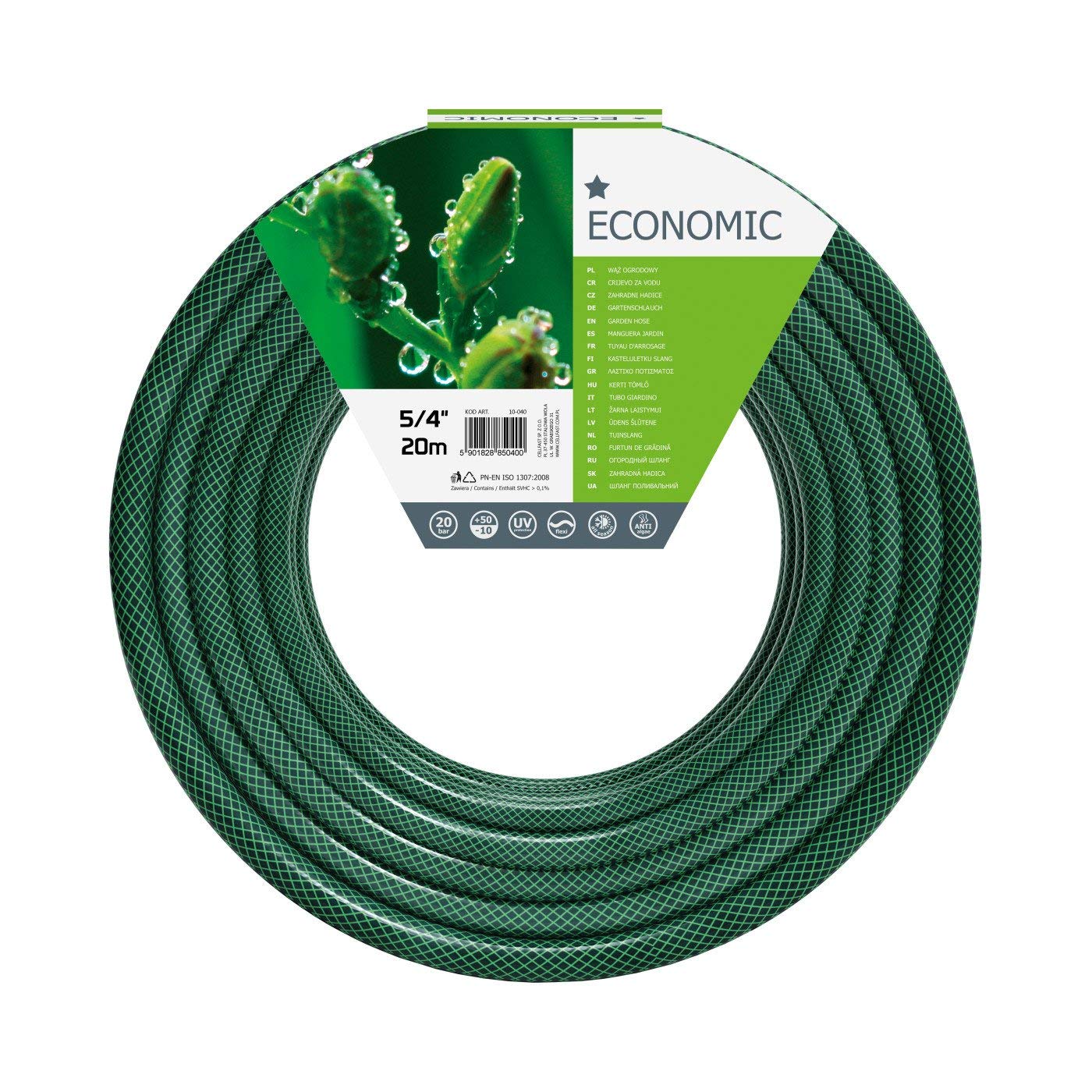 Cellfast Grün Sparsamer Gartenschlauch 1 1/4'' 20Mb - 10-040