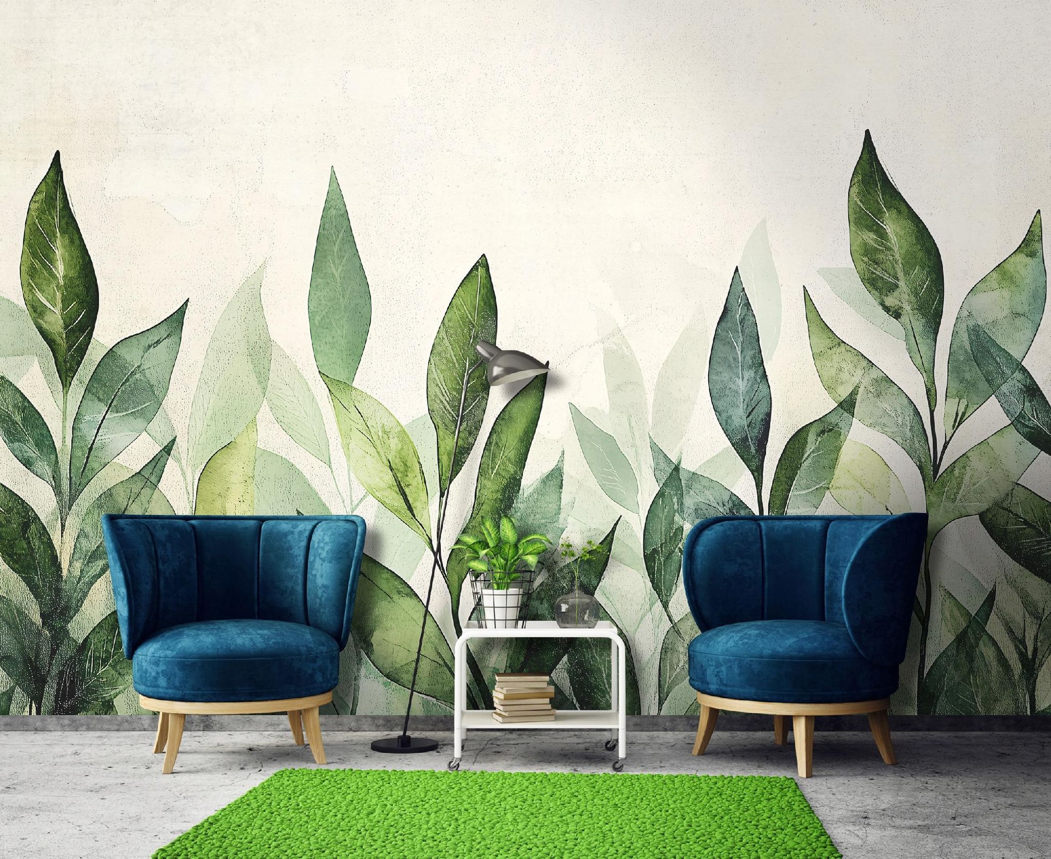 Wallarena Vlies Fototapete Blätter 400x280 Cm, Tapeten, Für Wohn Und Schlafzimmer, Vliestapete Wandtapete Tapete 3d Effekt- Inkl. Kleister - Natur Tropisch