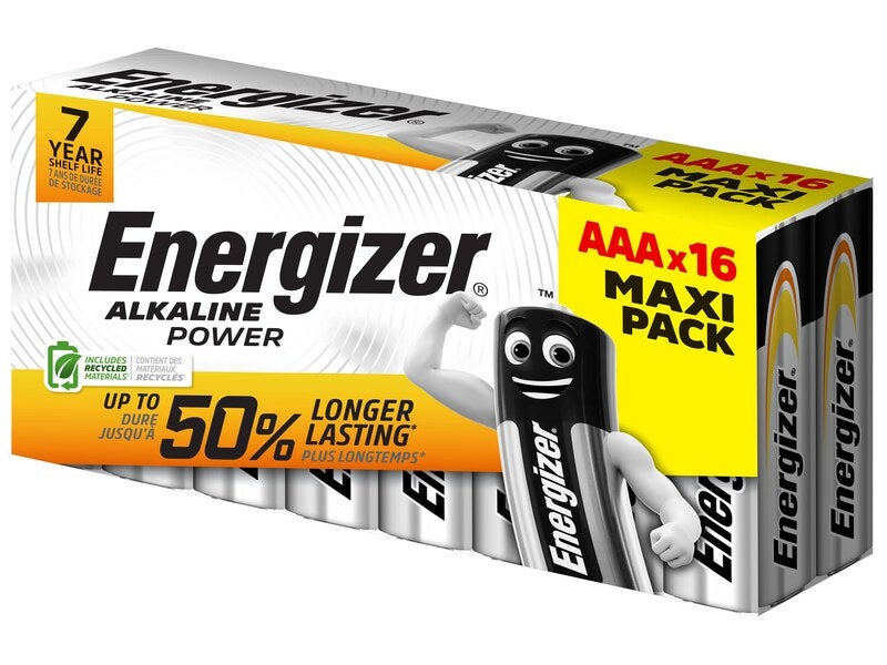 Energizer - Power Micro (Aaa)-Batterie Alkali-Mangan 1.5 V 16 St.