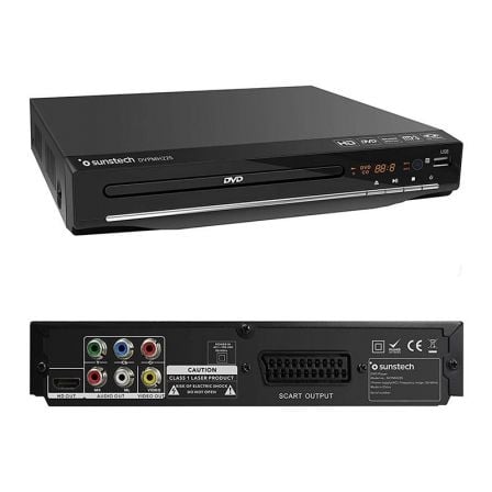 Sunstech Dvd-Spieler Dvpmh225bk