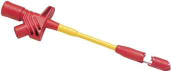 Fluke AC89 Pince crocodile de sécurité 873448 femelle 4 mm CAT IV 600 V, CAT III 1000 V rouge 1 pc(s)