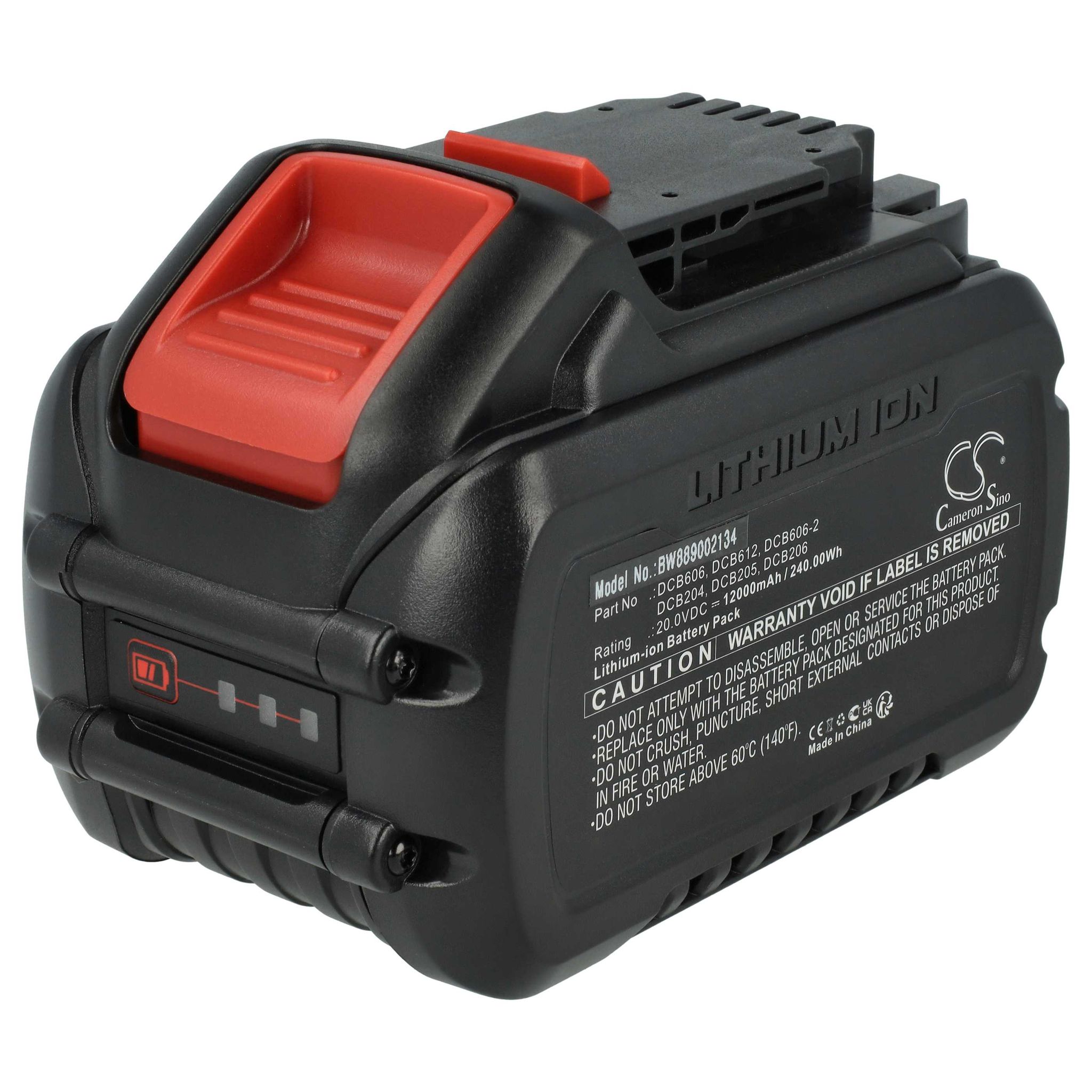 Vhbw - Akku Ersatz Für Facom Cl3.ba1850 Für Werkzeug (12000 Mah, Li-ion, 20 V, 20 V / 60 V)