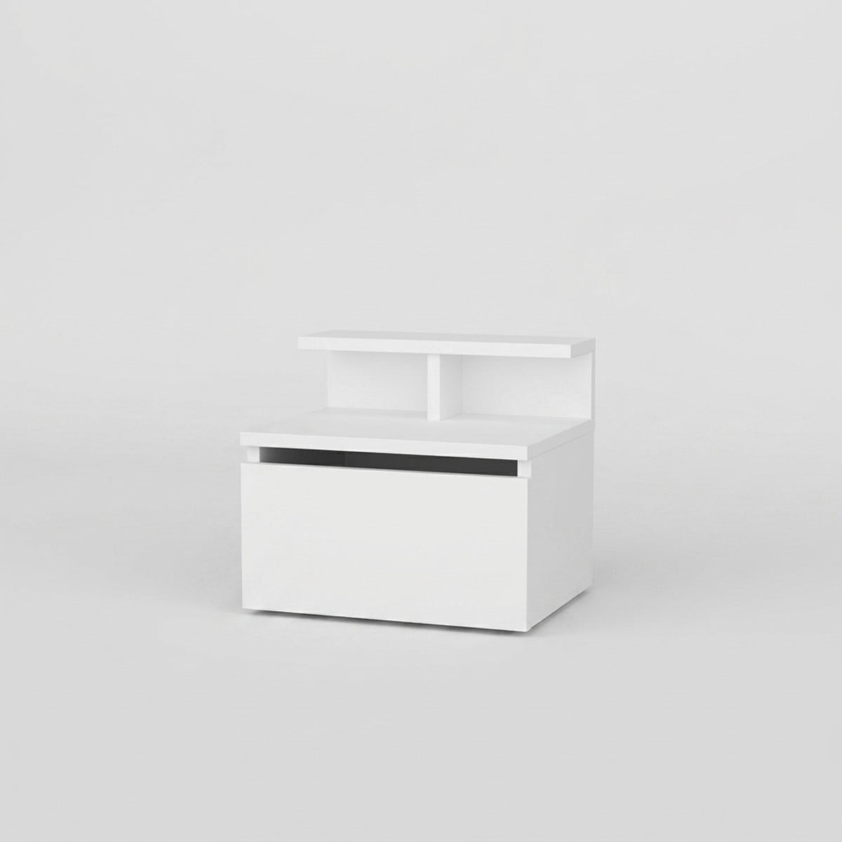 Kalune Design Weiss Nachttisch, Cade (39.80 X 31.90 X 35 Cm) - Image 4