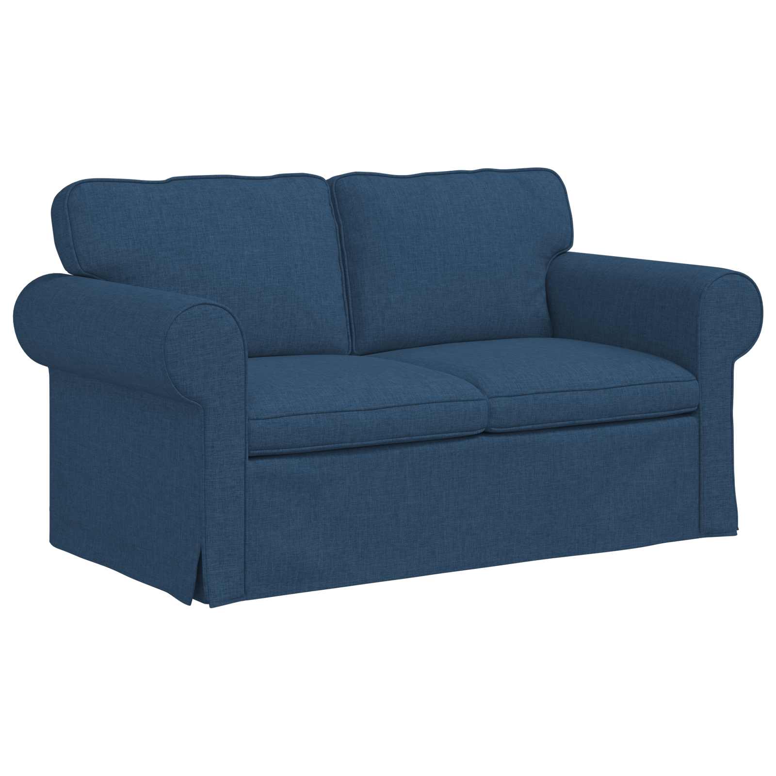 Sofa Blue 155 X 82 X 80 Cm Fabric Vidaxl